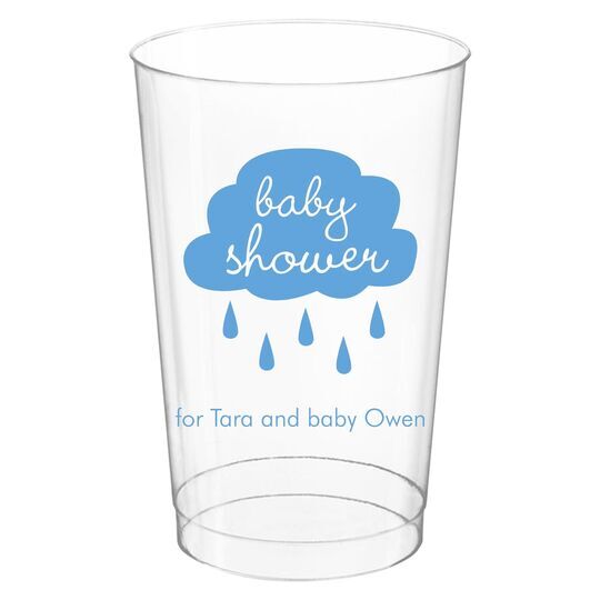 Baby Shower Cloud Clear Plastic Cups